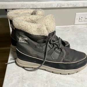 Sorel winter boots women’s gray